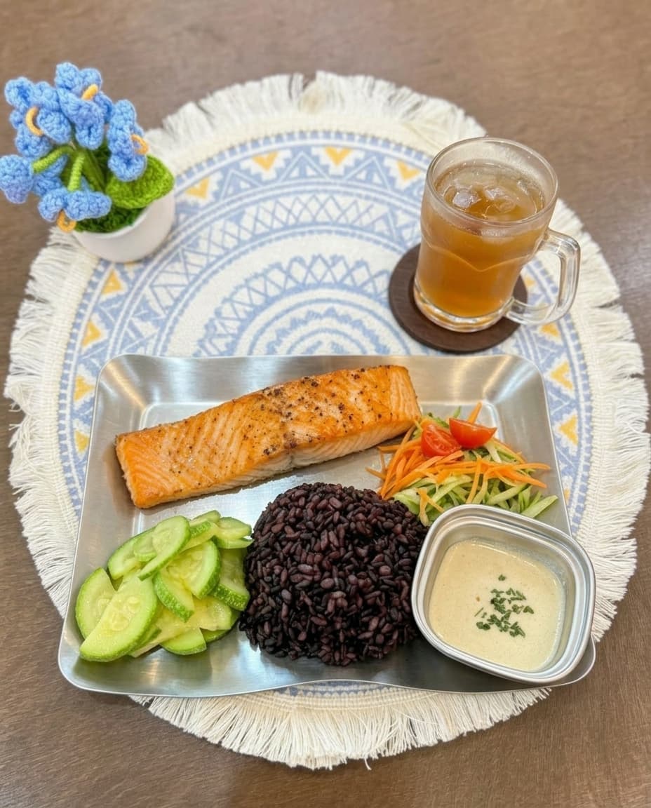 挪威鮭魚飯